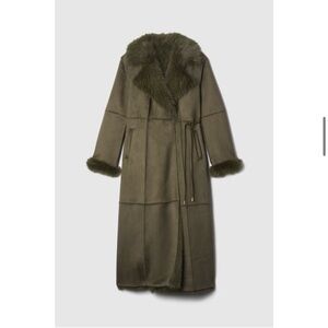 Cult Gaia/Gap Vegan Suede Wrap Coat